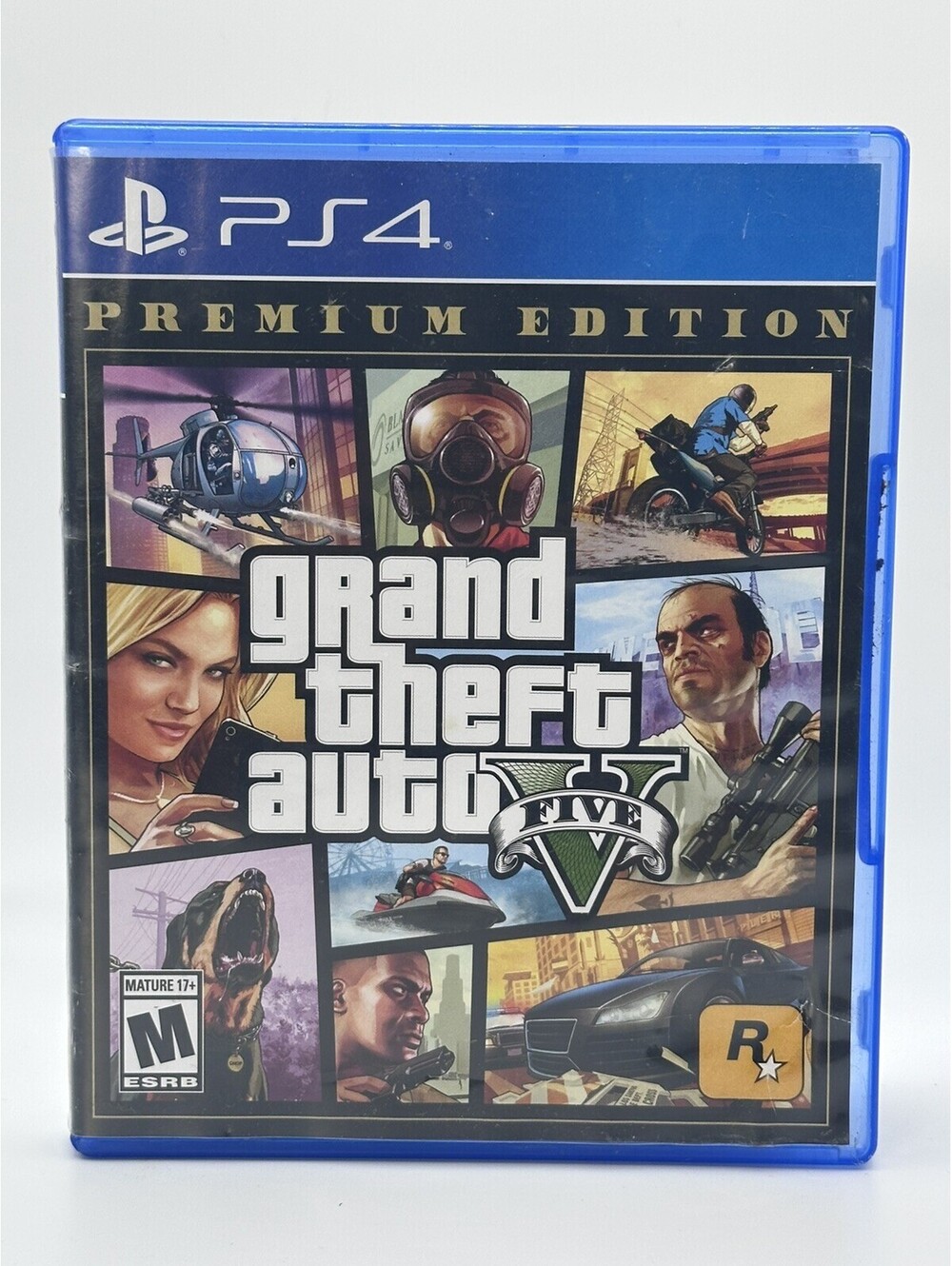 GTA V Grand Theft Auto 5 PS4 Premium Edition Complete CIB Tested